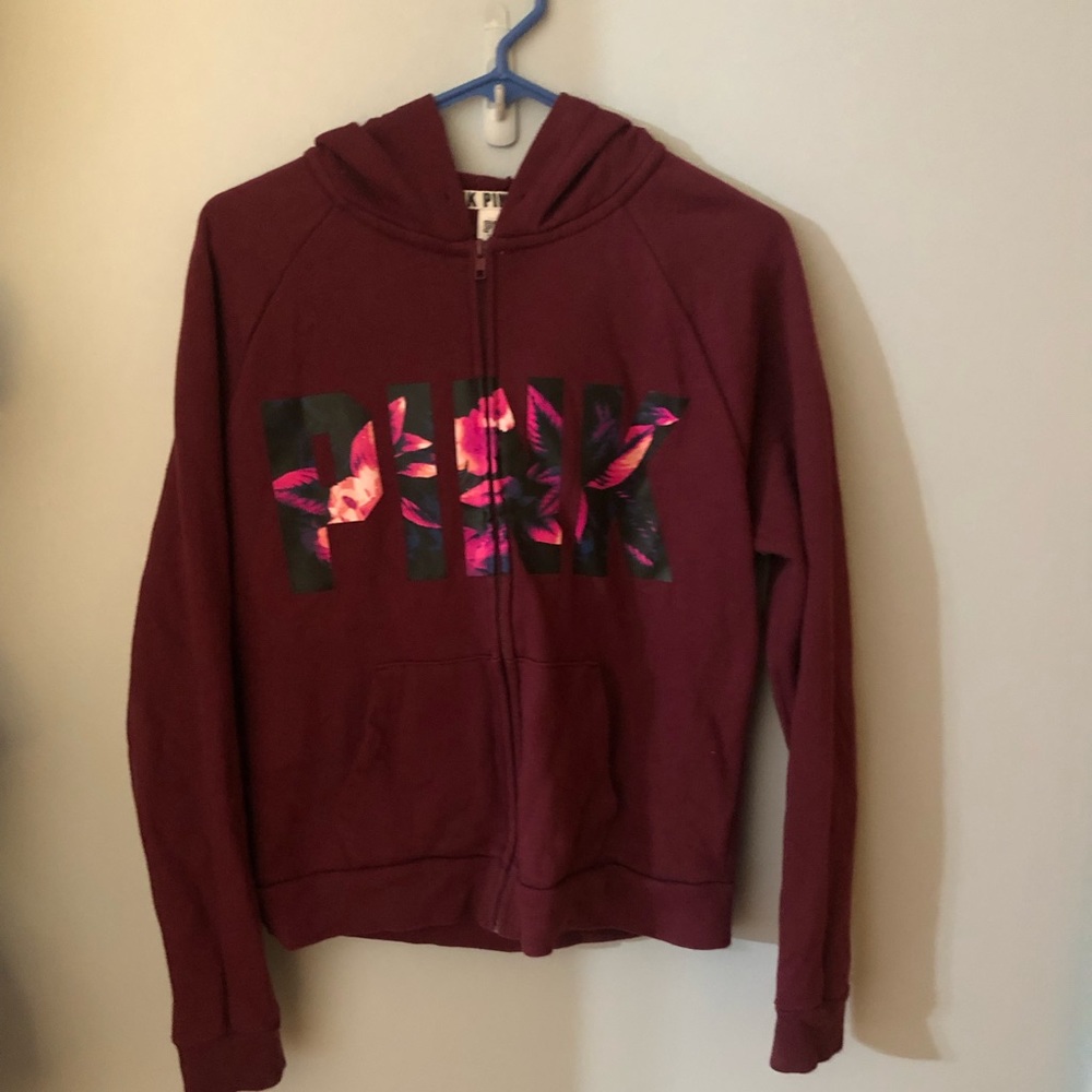 PINK Burgundy sweater